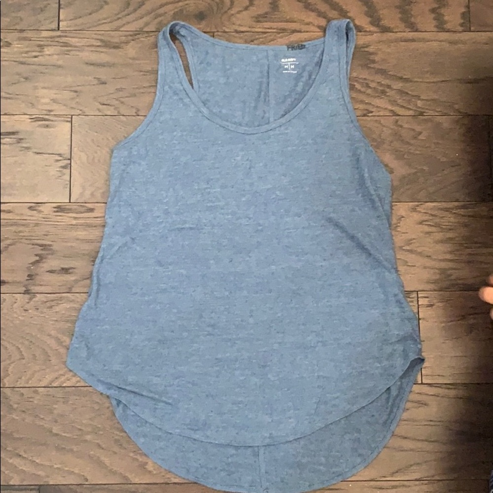 Blue tank top
